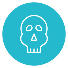 Skull Line Icon