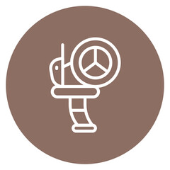 Tape Gun Line Icon