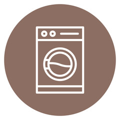 Washing Machine Line Icon