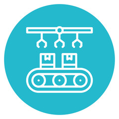 Manufacturing Line Icon