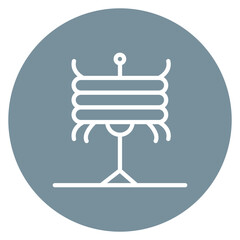 Umbrella Swift icon vector image. Can be used for Art and Craft Supplies.