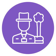 Rainforest Guide Male icon vector image. Can be used for Rainforest.