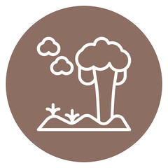 Savana icon vector image. Can be used for Rainforest.