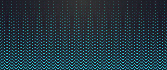 Blended blue arrow on black for pattern and background, Pyramid 3D pattern background. Abstract geometric texture collection design. Vector illustration, 3D heart shapes background