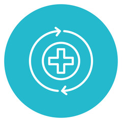 Recovery icon vector image. Can be used for Addiction.