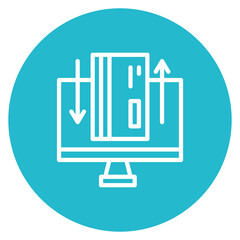 Obraz premium Online Transaction icon vector image. Can be used for Credit And Loan.