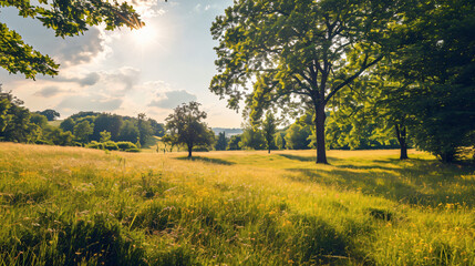 Obraz premium landscape with a field