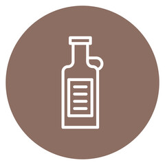 Moon Shine icon vector image. Can be used for Bar.