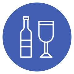 Sherry icon vector image. Can be used for Bar.