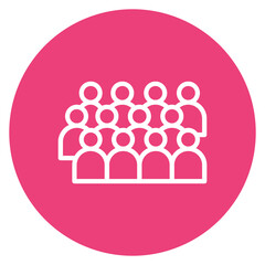 Society icon vector image. Can be used for Archeology.