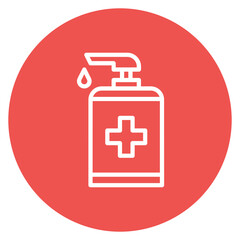 Obraz premium Antiseptic icon vector image. Can be used for Laundry.