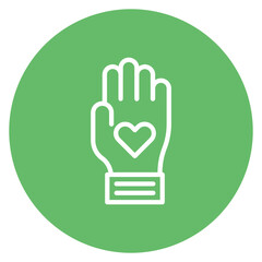 Charity icon vector image. Can be used for Human Rights.