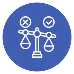 Discrimination icon vector image. Can be used for Human Rights.