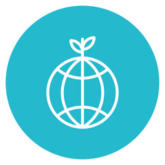 Enviroment icon vector image. Can be used for Human Rights.