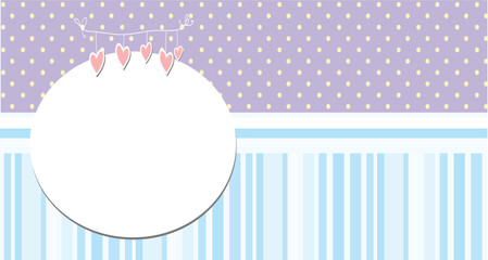 cute children's card for decoration