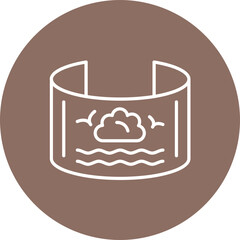 Panaroma Line Color Icon