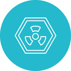 Nuclear Line Color Icon