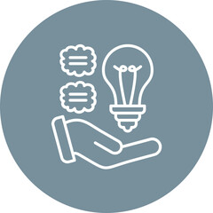 Get Ideas Line Color Icon