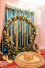 Beautiful romantic elegant wedding decor


