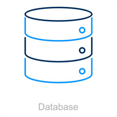 Database and server icon concept