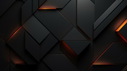 Dark color 3d geometric shape texture design background. Generate AI - obrazy, fototapety, plakaty