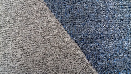 Fototapeta premium Blue and grey Color Carpet Texture Top Wiev.