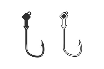 Fishing Hook Vector, Fishhook silhouette, Fishing Hook Set, Premium Quality Fishing Hook Vectors, Antique-Inspired Fishing Hook Graphics, Detailed Vector Designs for Anglers