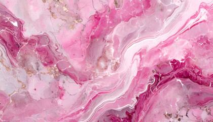 Tło abstrakcyjne do projektu, różowy marmur, wzór w kształcie fal	