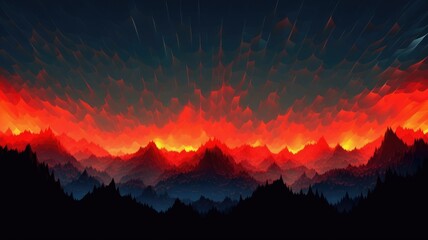 A Magnetic Storm Over Pixelated Peaks