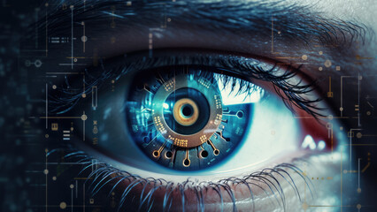 Cybernetic Gaze: Human Eye Connected with Digital Signals