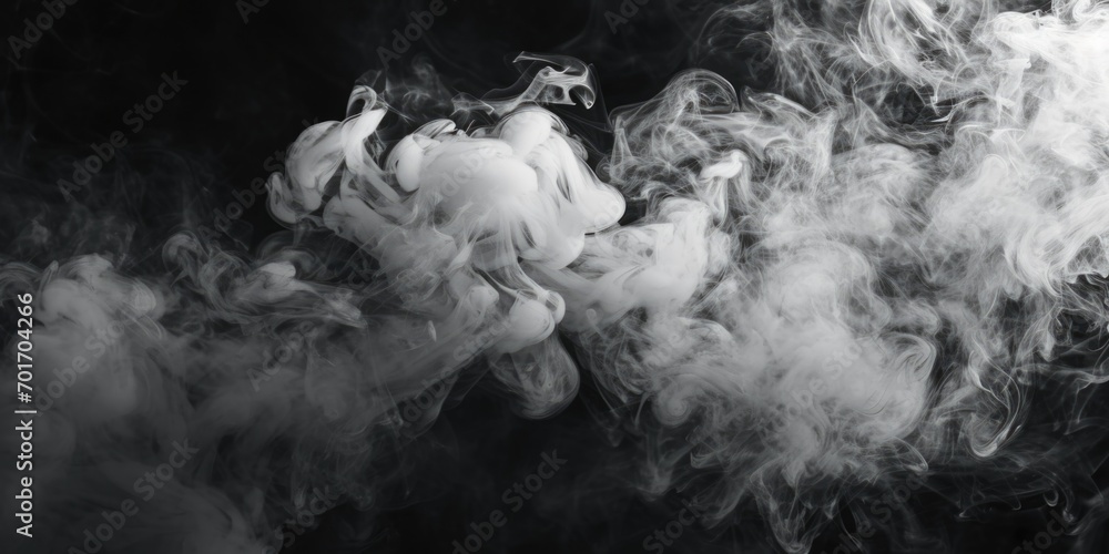 Poster a black and white photo capturing smoke in the air. suitable for various applications