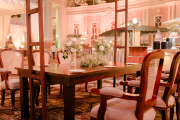 Fototapeta na wymiar Beautiful romantic elegant wedding decor