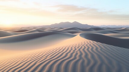A Serene Glimpse of Muted Dunes