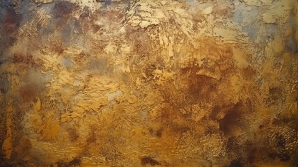 abstract grungy golden stain texture wallpaper for wall surface