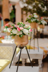 Beautiful romantic elegant wedding decor