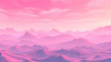A Serene Pink Sunset