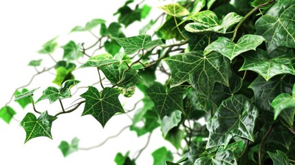 A close-up view of a plant with vibrant green leaves. Perfect for nature enthusiasts or botanical-themed projects