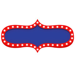 Carnival sign, light sign 