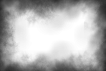 Zelfklevend Fotobehang Smoke frame border design isolated on white background. smoke texture design element. dark smoke effect. PNG © Amona HD