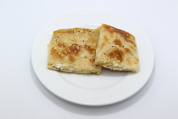 turkish filo pastry with feat cheese