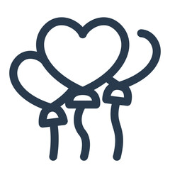 Heart Balloon Icon for Romantic Air Displays