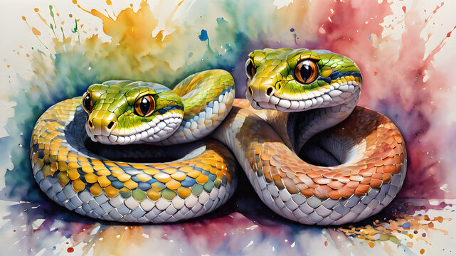 snake on a branch