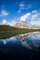 Summer landscape in Jasper National Park, Canada