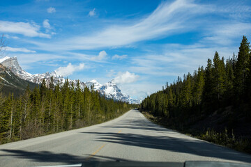 Summer landscape in Jasper National Park, Canada