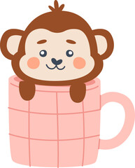 Monkey In Cup