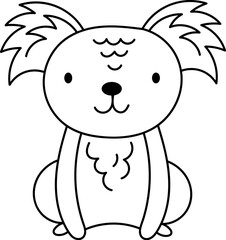 Koala Animal Outline