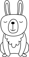 Rabbit Animal Outline