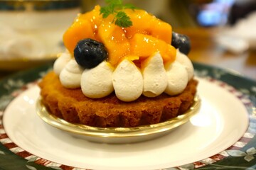 マンゴーのタルト