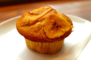 バナナのケーキ