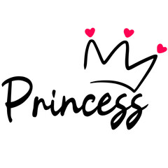 Princess AI, Little girl AI, Princess Svg, little princess png, the word princess with a crown png, Princess Crown, birthday girl svg, Princess Shirt, Cut File Cricut